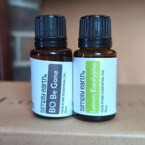 Lot of 2 Simply Earth essential oils
